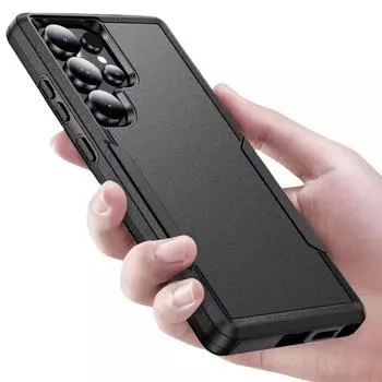 Аксессуары Чехол Защитный чехол для Samsung Galaxy S25 Ultra S24 FE S22 S23 S21 Plus A56 A16 A36 5G A55 A35 A15 A54 A14 Coque for Galaxy S25 чёрный