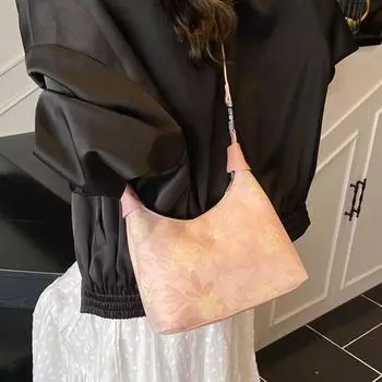 Аксессуары Cheongsam в китайском стиле, сумка через плечо, элегантная женская сумка с принтом Hanfu розовый