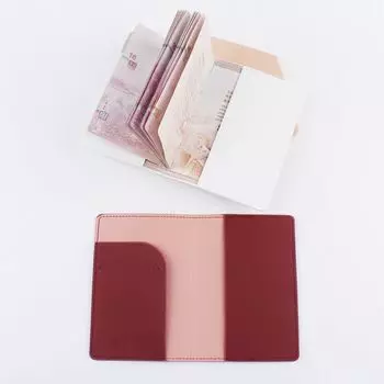 Аксессуары Держатель для билетов Зажим для паспорта Чехол для карт из искусственной кожи Защитная обложка для паспорта Обложка для паспорта