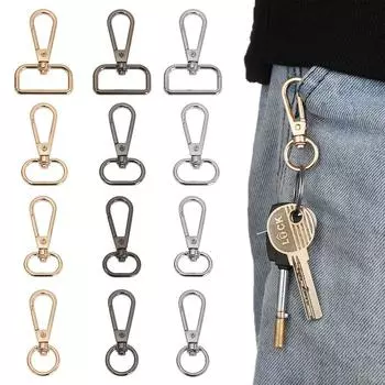 Аксессуары DIY брелок для ключей с разрезным кольцом, сумки, ремешки, пряжки, застежка-лобстер, воротник, карабин, карабин