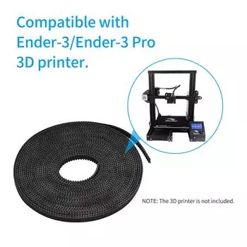 Аксессуары для 3D-принтера 2GT, ремень ГРМ, ширина 6 мм, длина 5 м/16,4 фута с 10 латунными медными пряжками для 2gt belt with 10 buckle коричневый