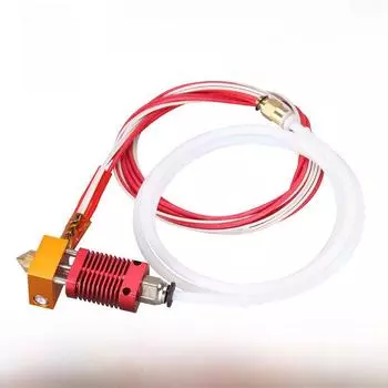 Аксессуары для 3D-принтера CR10: Алюминиевый блок экструдера и сопло печатающей головки Silicone Cover (Blue)