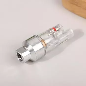 Аксессуары для аэрографов Встроенный мини-воздушный фильтр-водоотделитель подключается непосредственно к шлангам аэрографов с резьбой 1/8 дюйма