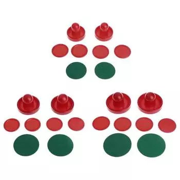 Аксессуары для аэрохоккея, шайба для вратарей, фетровый толкатель, молоток для взрослых, настольные игры 76mm