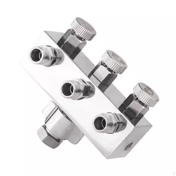 Аксессуары для адаптеров для аэрографов Инструмент для ремонта шлангов Разъединительный разъем 1 in 3 out
