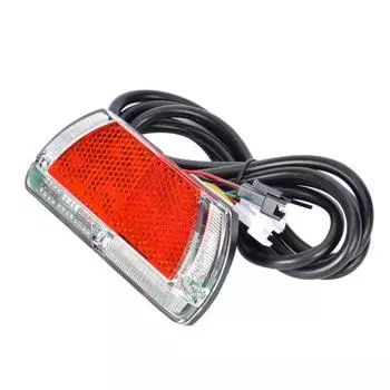 Аксессуары для электрического велосипеда, светодиодный поворотник, задний фонарь, стоп-сигнал, 12-48 В, универсальный