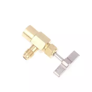 Аксессуары для автомобильного кондиционера своими руками, адаптер с резьбой 1/4, клапан для открывания крана для хладагента R-134A