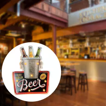 Аксессуары для барных вывесок Винтажный дизайн Настенные таблички Подарки Легко повесить Декор