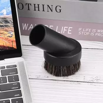 Аксессуары для бытовых пылесосов Круглая щетка Круглая щетка Круглая щетка из конского волоса Диаметр щетки 32 мм с всасывающей насадкой