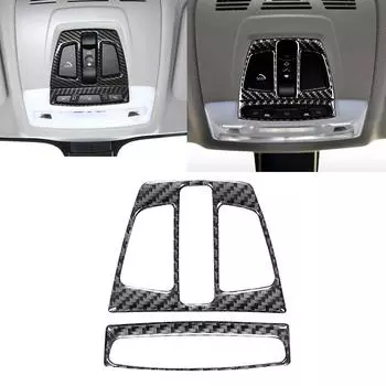 Аксессуары для чехлов для ламп для чтения из углеродного волокна для BMW