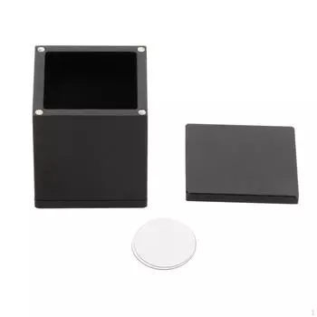 Аксессуары для держателя мела, коробка для кия из алюминиевого сплава, чехол для практичного инструмента, бильярд чёрный