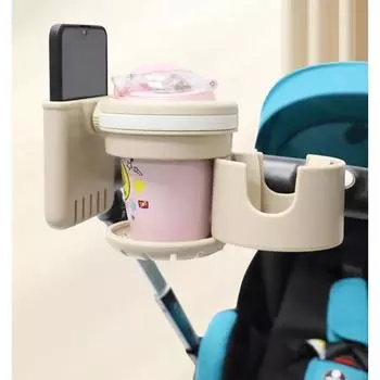 Аксессуары для детских колясок, держатель для кофейной чашки, универсальная трехколесная коляска, бутылка для воды, держатель для мобильного телефона и напитков, тележка для инвалидной коляски белый