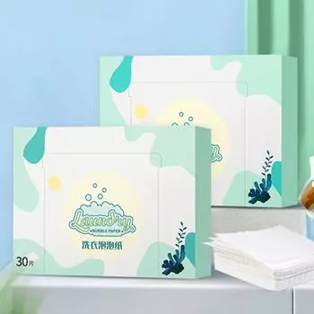 Аксессуары для дома. Практичная бумага для стирки. Эффективная чистка. Легко наносится. Многофункциональность. белый
