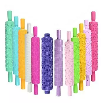 Аксессуары для домашней кухни, 12 моделей, инструменты для выпечки, скалка для украшения торта из помадки 5