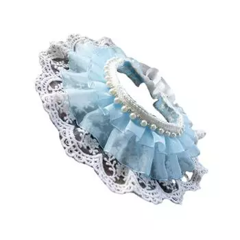 Аксессуары для домашних животных Кошка Собака Милое кружево Для принцесс Слюнявчик Полотенце Бандана для домашних животных Костюм Собачий нагрудник Шарф Нагрудник для маленьких собак m,6-11catties