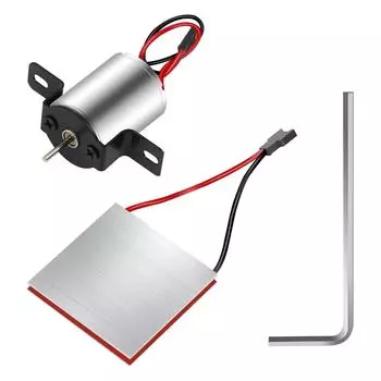Аксессуары для двигателя вентилятора камина Двигатель и лист для выработки электроэнергии 4-лопастной тепловой вентилятор для печи для дровяной горелки