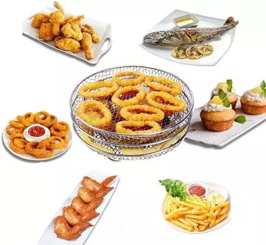 Аксессуары для фритюрницы, кухонные принадлежности Штабелируемая подставка, фритюрница, духовка Кухонные принадлежности для выпечки Противень