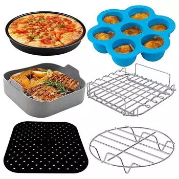 Аксессуары для фритюрницы на сжатом воздухе 5,5 л, для фритюрницы Cosori Ninja Cecotec Innsky Philips 5,5 л, 6 л, 6,2 л CHINA