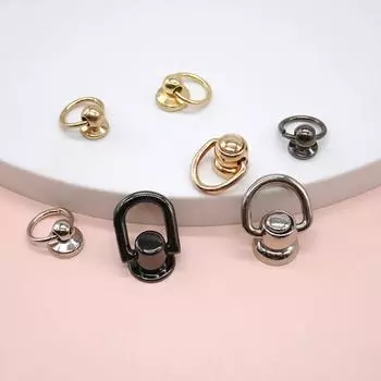 Аксессуары для фурнитуры D-образное кольцо Боковая застежка для сумки Пряжки Металлическая пряжка Ручки-цепочки для сумок Соединительный ремешок для сумки