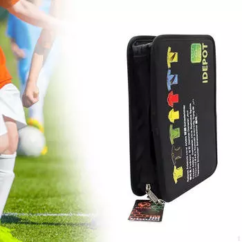 Аксессуары для футбольных судей, сумка для хранения легкого оборудования для хранения желтого цвета 11.9inchx8.3inch