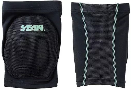 Аксессуары для гимнастики Sasaki Другие наколенники Black x Ice Mint JF 910 (1 кусок) (БИКМИ)