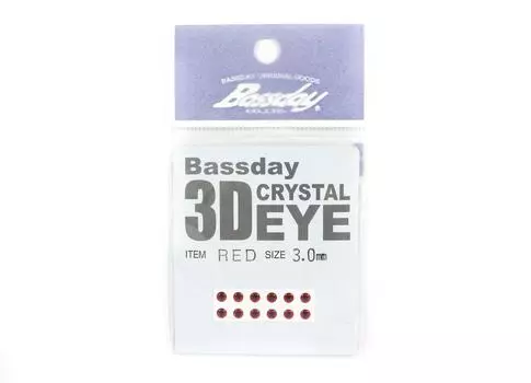 Аксессуары для глаз Bassday Live диаметром 3 мм, красные (8283)