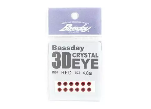 Аксессуары для глаз Bassday Live диаметром 4 мм, красные (8023)