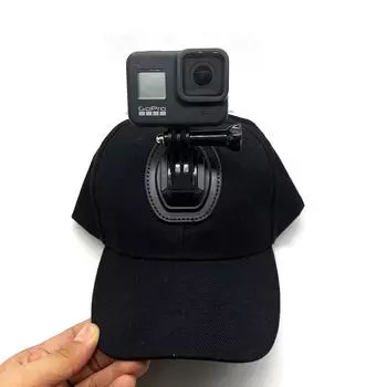Аксессуары для Go Pro, парусиновая бейсбольная кепка с J-образной пряжкой, винт для крепления экшн-камеры GoPro Hero 11/10/9/8/7/6 Insta360