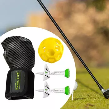 Аксессуары для гольф-тренажера Swing Trainer для мужчин и женщин Профессиональное портативное учебное пособие Yellow Ball