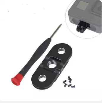 Аксессуары для Gopro 9 10 11 12, магнитный адаптер, крепление, металлическая складная присоска, фиксированная замена, пряжка из сплава, штатив с отверстием 1/4 дюйма для Go Pro 9 чёрный