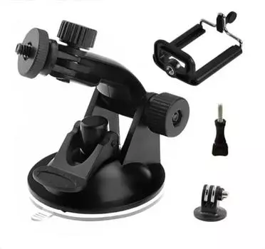 Аксессуары для Gopro Hero 12 11 10 9 8 7 6 5, автомобильное крепление, присоска для лобового стекла, держатель для видеорегистратора, кронштейн-подставка