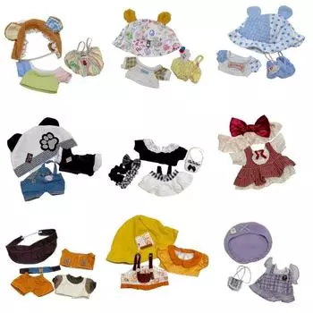 Аксессуары для игрушек Мягкая кукла Плюшевый костюм Кукла Лолита Платье Хлопковые аксессуары для кукол Style J