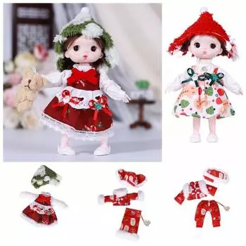 Аксессуары для игрушек Одежда для кукол BJD Рождественский набор Куклы DIY Одежда Юбка для кукол BJD Праздничный подарок style 1