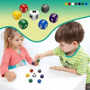 Аксессуары для игры в головоломку из 123 кубиков, принадлежности для дошкольного образования, набор для числовой арифметики One Size