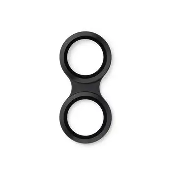 Аксессуары для iPhone Kenko, защитная пленка для смартфона iPhone 16, 16Plus, черное закаленное стекло, цветная алюминиевая рамка, коэффициент пропускания или больше, твердость 9H чёрный