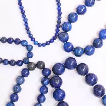 Аксессуары для изготовления ювелирных изделий 40/30/20/20/15 шт. Серьги своими руками, большое количество бусин из натурального камня лазурита, ручная работа, материал для бисероплетения, браслет, ожерелье 4mm синий