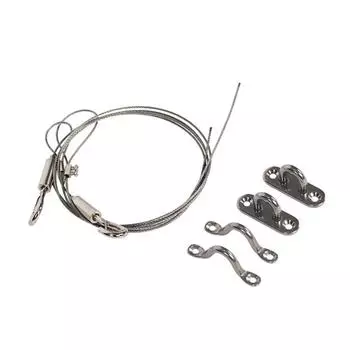 Аксессуары для караванов, трос для люка, нержавеющая сталь 304, регулируемая длина для кемперов на колесах