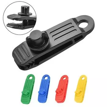 Аксессуары для кемпинга Зажимы для брезента Фиксированная пряжка для навеса красный