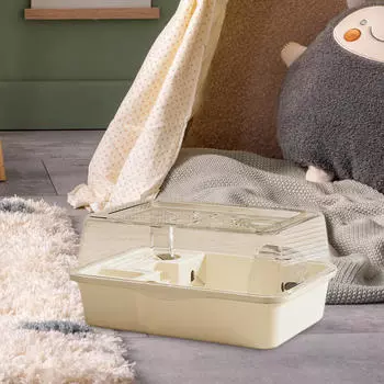 Аксессуары для клеток для хомяков Дом с открывающимся верхом Портативный вольер для мелких животных