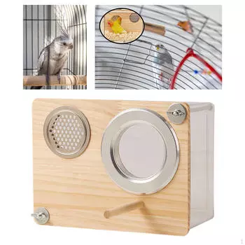 Аксессуары для клеток для птиц, гнездовье для попугаев, прозрачный домик для волнистых попугайчиков irregular