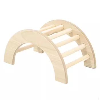 Аксессуары для клеток, маленький замок для домашних животных, дом с лестницей, убежище для хомяков, деревянное животное Flat Top