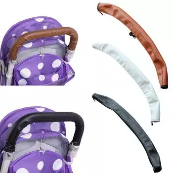 Аксессуары для колясок Детская коляска Защитный чехол для подлокотника Чехол для коляски Чехол для ручки чёрный