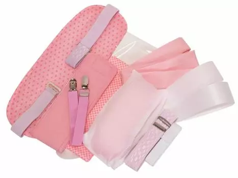 аксессуары для комплекта аксессуаров для переодевания [Сараса] Кимоно в японском стиле с длинными рукавами, 13 предметов