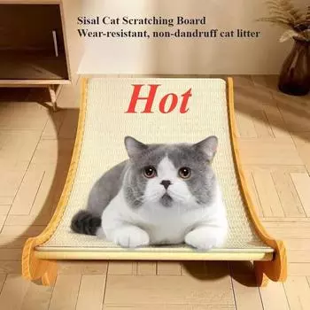 Аксессуары для кошек Когтеточка для кошек Износостойкая когтеточка для сна Многофункциональная съемная когтеточка для дерева