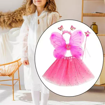 Аксессуары для костюма ангела 4 шт./комплект стильный комплект принцессы для маскарада белый