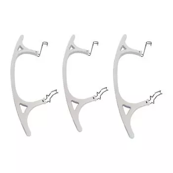 Аксессуары для кронштейнов для карнизов без сверления Универсальный серебряный держатель для штор Сверхпрочный простой в установке держатель для карнизов