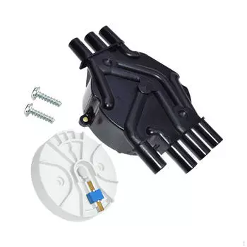 Аксессуары для крышки распределителя Переднее крепление Простота установки Комплект роторного зажигания с винтом для DR475 Black