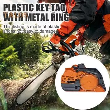 Аксессуары для крышки сцепления тормоза цепи Простая установка Запасные части для крышки тормоза бензопилы для HUS445E/450/450E оранжевый