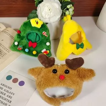 Аксессуары для кукол 10-15 см: Милая рождественская плюшевая шапка Taiyaki