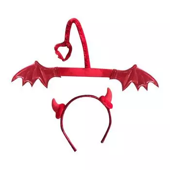 Аксессуары для кукол для дочерей Одежда для кукол, Наборы и аксессуары для модных кукол, Злые ангелы на Хэллоуин для кукол One Size